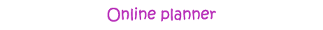 Online planner