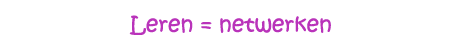 Leren = netwerken